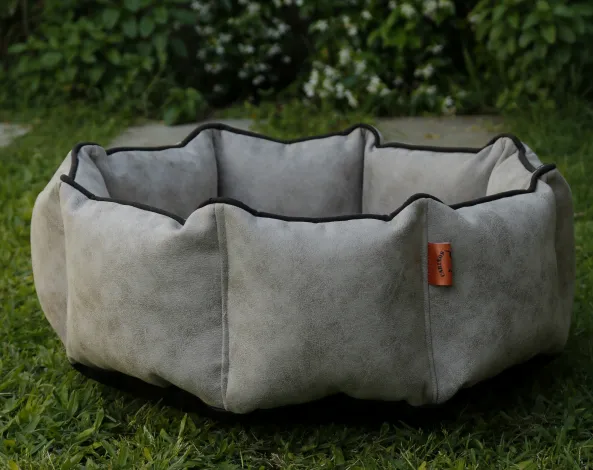 Cama eco cuero premium para mascotas - Cariños Argentinos